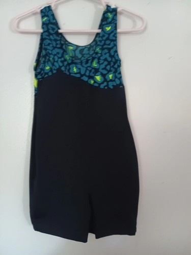 GK GIRLS ONE PIECE LEOTARD SLEEVELESS MULTI COLORS SIZE SMALL - Picture 2 of 3