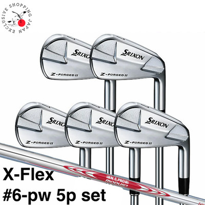 SRIXON Z-FORGED II Iron Wedge 6-pw 5p Set X-Flex Modus3 TOUR 120 Steel Shaft JP