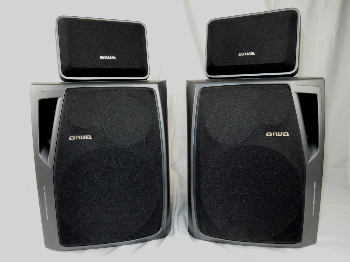 Aiwa Stereo L/R RCA Black Home Speakers and Subwoofers for sale | eBay