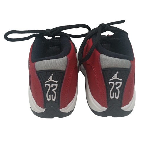 Jordan 14 Retro (TD) Toddler Sneakers Black Gym Red White Shoes Size 7C NWOB - Picture 5 of 10