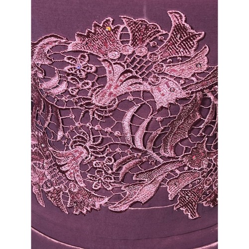 Vestido Lápiz y Bolero Ispirato Talla 10 Rosa Madre de la Novia 2 Piezas Lentejuelas de Encaje - Imagen 7 de 12