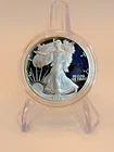 1990-S American Silver Eagle Dollar  1 oz Proof Coin with Box and COA