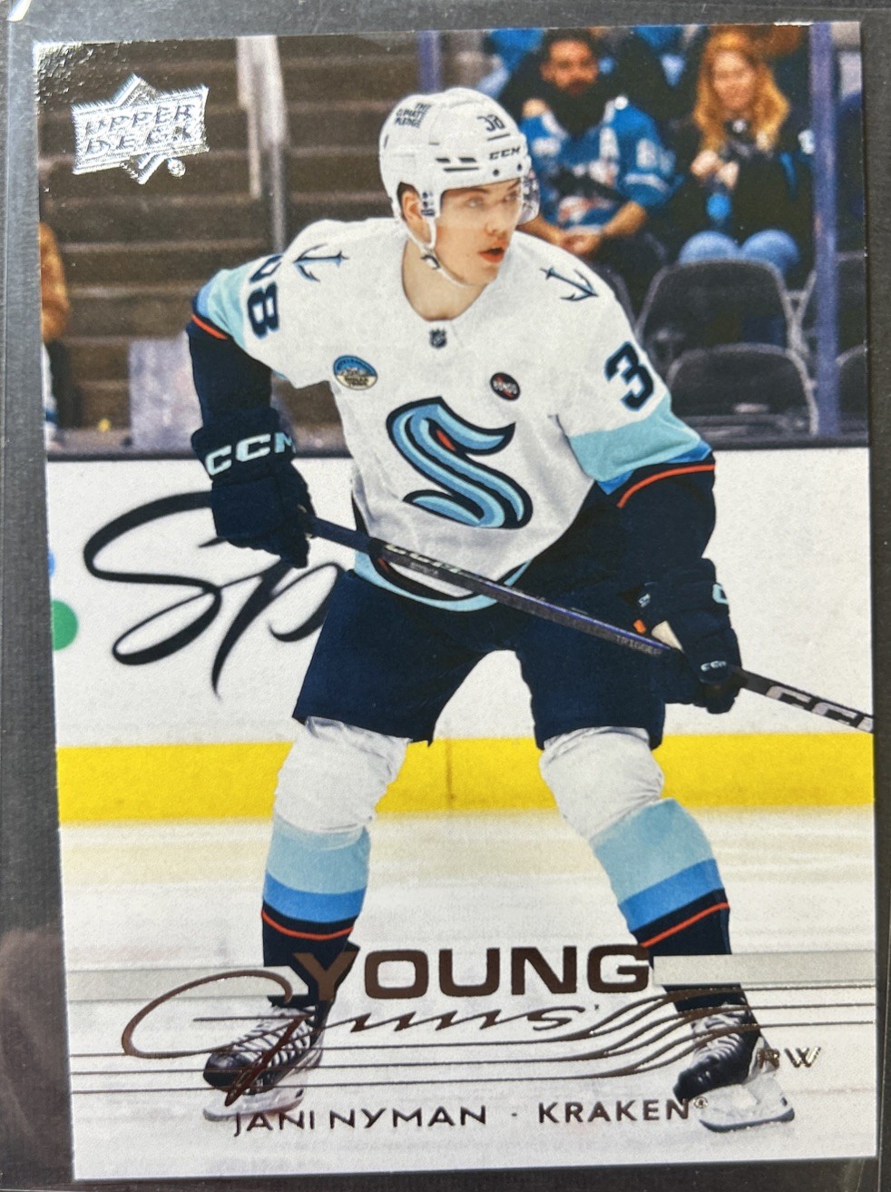 2025-26 Upper Deck Young Guns Jani Nyman #209 Seattle Kraken RC Rookie