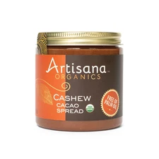 Organics Cashew Cacao Spread, 9.5Oz, Sweetened with Coconut Sugar, No Palm Oil