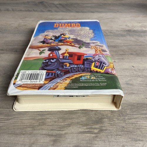 3 Black Diamond Disney VHS- Dumbo, the Fox & the Hound & Rescuers Down Under - Picture 9 of 22