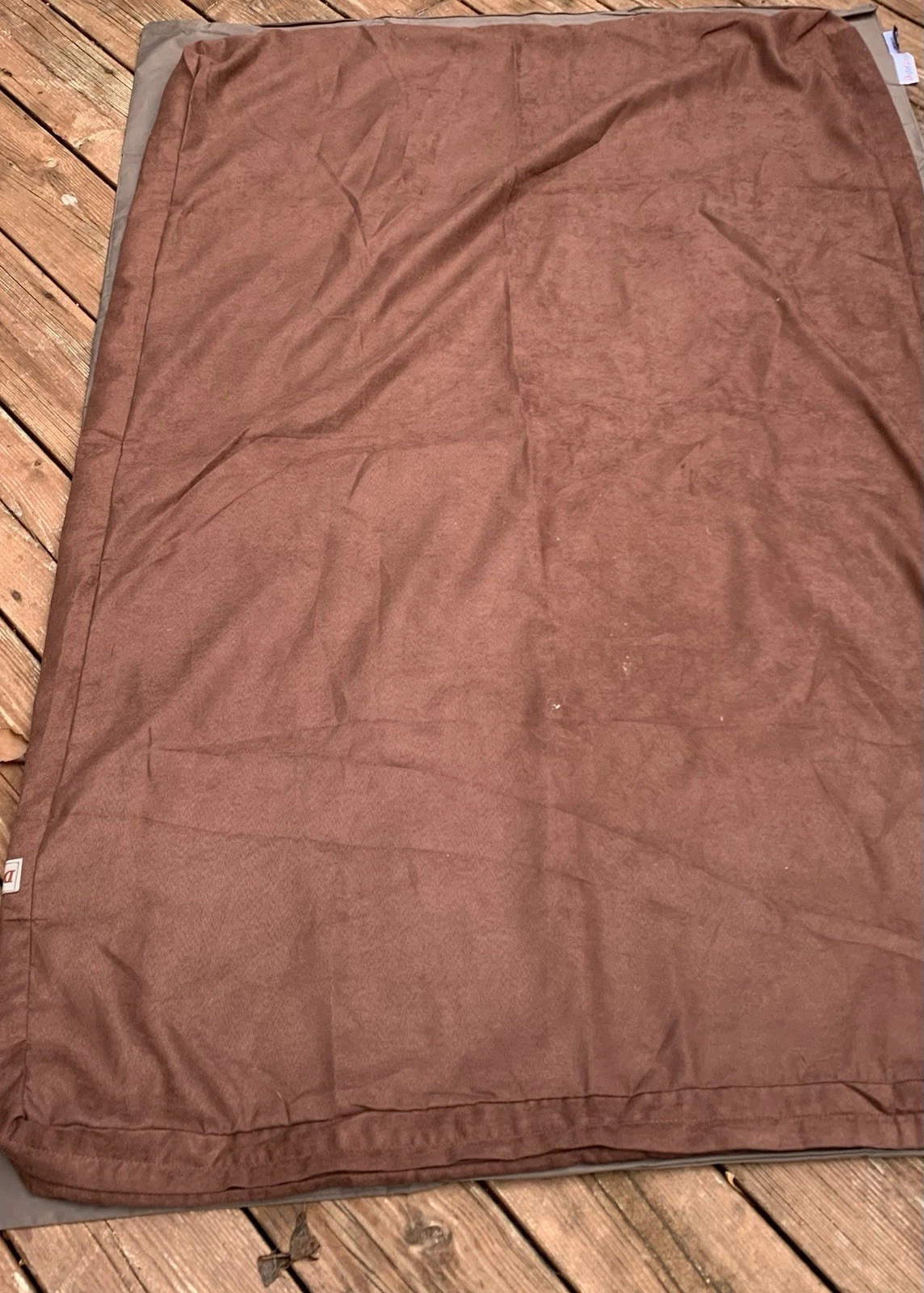 HUGE XXL DOG BED COVER 80”x 58" Pet Pillow WATERPROOF Dogbed4less BROWN NEW!!