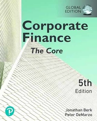 Corporate Finance: The Core, - Paperback, by Berk Jonathan; DeMarzo - Very Good