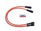 Ton's Orange 04-06 Harley 883 1200 Sportster XL Replacement 8mm Spark plug wires