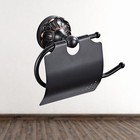  Retro Schwarz Kupfer Toilettenpapierhalter Wasserdichte Einzelrolle