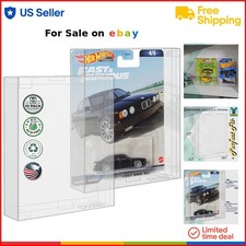 Hot Wheels Plastic Display Case 10 Pack for Card Diecast Cars Wall Mount