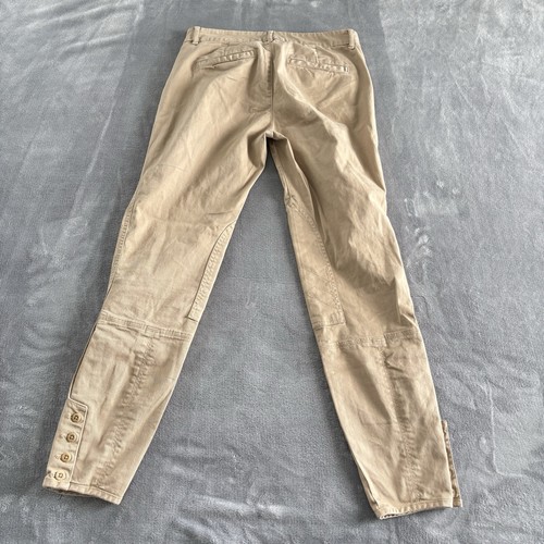 Lauren Ralph Lauren Khaki Button Accent Pants Women's Size 0 - Picture 9 of 11