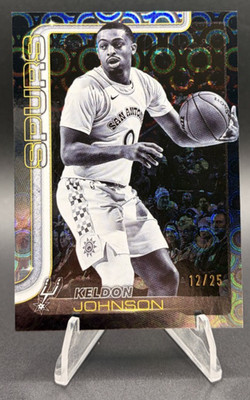 2025-26 Topps Basketball Keldon Johnson Target Exclusive Blackout #200 SSP /25