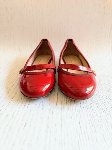 Charlotte Olympia Red Patent Leather Mary Jane Incy Dress Shoes EU 27 US 10T - Picture 12 of 12