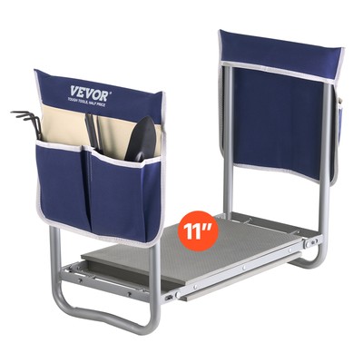 VEVOR Garden Kneeler 11'' EVA Pad 2 in 1 Folding Garden Stool Heavy Duty Garden