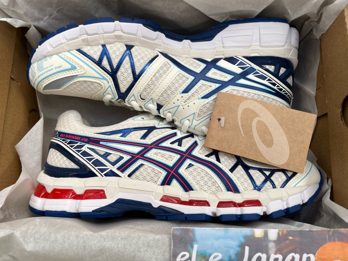 ASICS GEL-KAYANO 20 1203A388 101 Cream/Deep Marine Unisex 