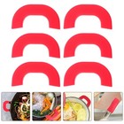  6 Pcs Hitzebeständiger Topfgriff Deckung Topfgriffabdeckungen Aus Silikon