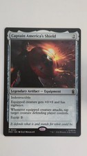 Captain America's Shield RARE 244 Marvel Super Heroes Magic: The Gathering