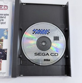 Racing Aces (Sega CD, 1993) Game Case Manual Registration Foam Insert - Tested