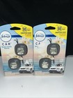 LOT OF 2-2 Packs Of Febreze Car Serene Vanilla Sunrise Air Freshener Vent Clips
