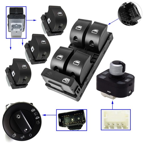 Commande Lève-Vitre Avant + Commodo Phare Et Rétro Pour A4 B7 Exeo 8E0959851 - Imagen 5 de 10