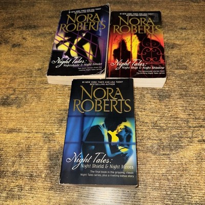 Nora Roberts NIGHT TALES Series complete set of 6 novels in 3 paperback books