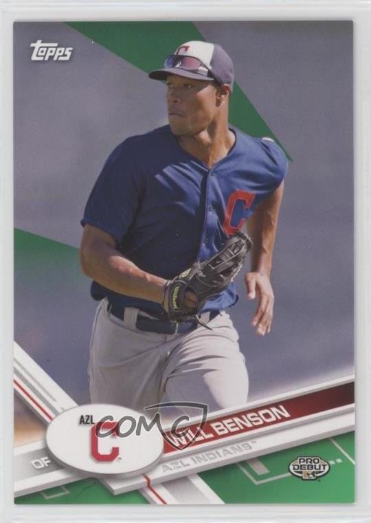 2017 Topps Pro Debut Green 31/99 Will Benson #48 0ne3