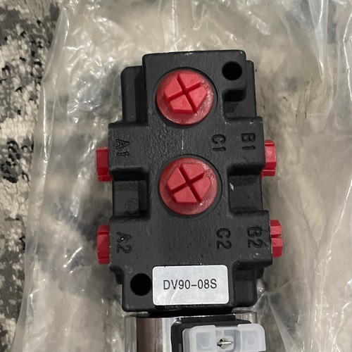 12V 24GPM Hydraulic Multiplier Selector Diverter Solenoid Valve DV90-08S 6 Ports - Picture 2 of 8