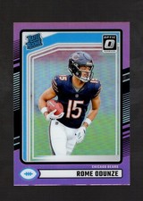 2024 Panini Donruss - Rated Rookie Rome Odunze #309 Optic Preview Pink Prizm...