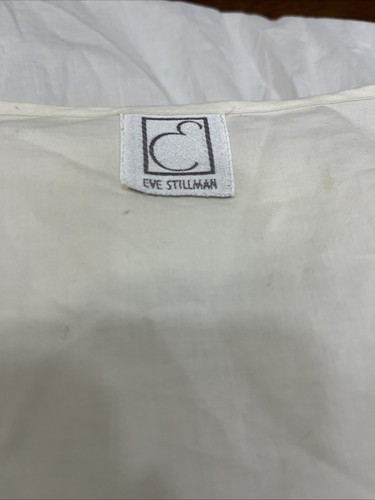Maxi Camisón De Colección Eve Stillman Para Mujer New York Blanco Bordado S - Imagen 7 de 7