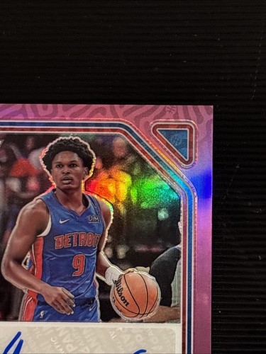 Ausar Thompson 2023-24 Donruss Optic Signature Series Pink Rookie Auto /25 - Bild 4 von 11