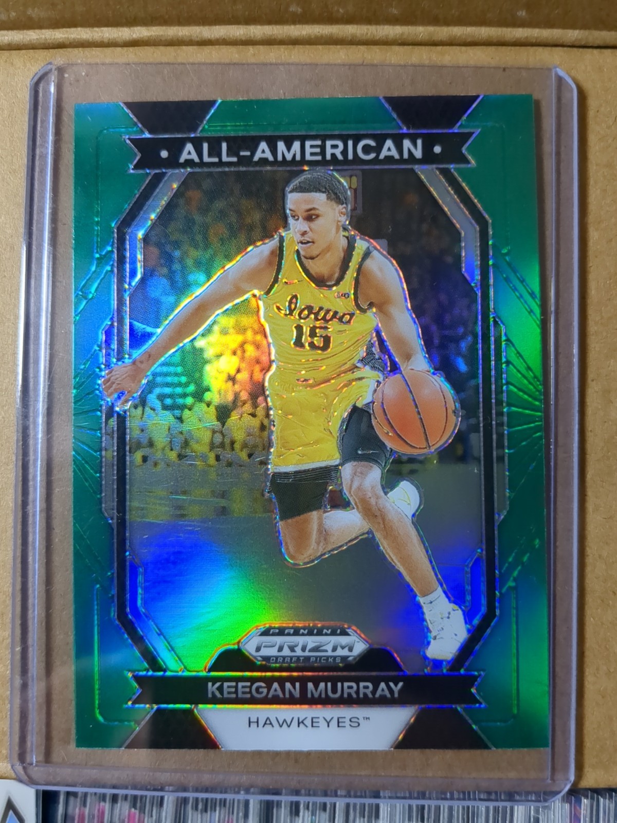 2024 Panini Prizm Draft Picks - All-American Keegan Murray #19 Green Prizm