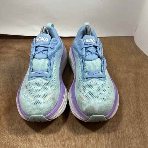 Scarpe da corsa sportive Hoka One One Bondi 8 donna taglia 9,5 sneakers blu - Foto 2 di 9