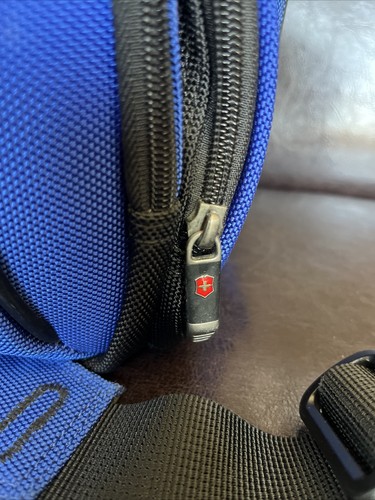 Victorinox Schweizer Armee Reisetasche 15" blau Tragegriffe Canvas Reißverschluss - Bild 7 von 13