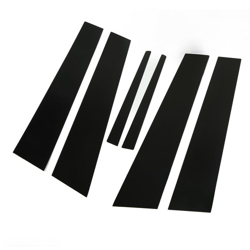 Auto Außen 6Pcs Tür Fenster Säule Post Trim Glänzend Schwarz Säule Molding - Afbeelding 3 van 24