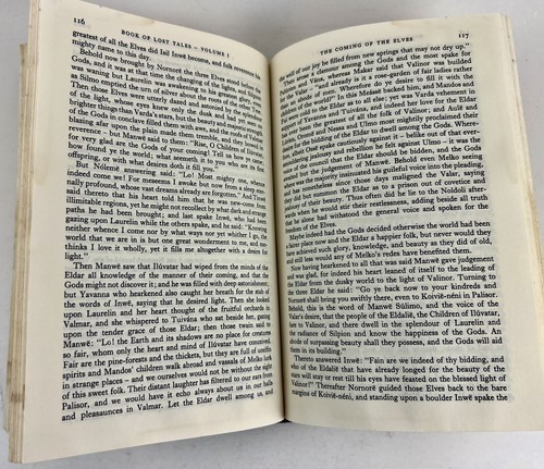 The Book of Lost Tales PT 1 J. R. R. Tolkien HCDJ Book Club Ed. - Picture 17 of 18