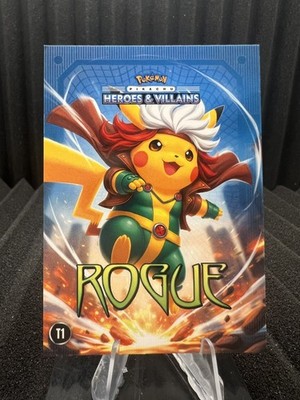 Rogue (Pikachu) #T1 - Window Holo - Heros & Villains Flash Edition Pokemon