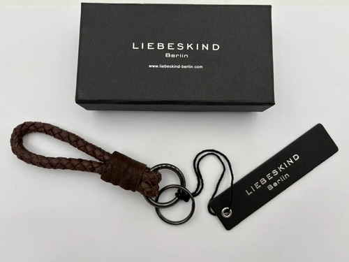 Liebeskind Llavero Cuero Auténtico Rojo Oscuro - Imagen 1 de 2