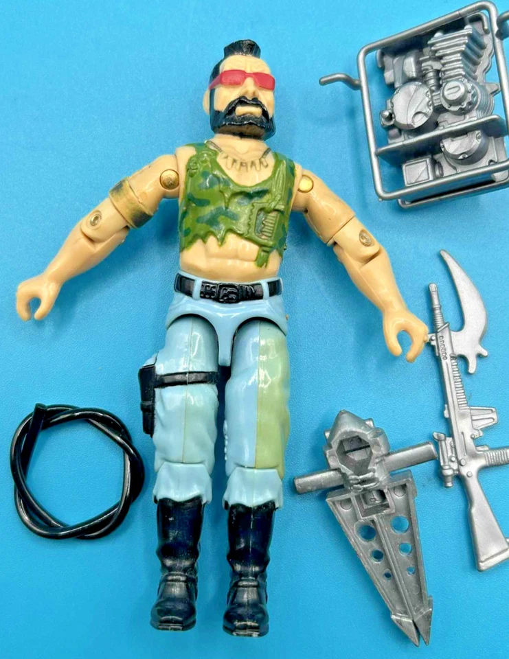 GI Joe Action ARAH Ripper Dreadnok 1985 ¡100 % completo! Figura vintage Foto 2 de 4