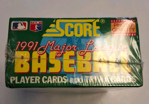 Due scatole di carte da baseball mai aperte 91' Donruss, 91' Score Serie 1 - Foto 5 di 8