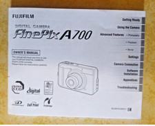 Manuale di istruzioni stampato per fotocamera digitale Fujifilm FinePix A700