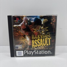 Spiel Wcw Backstage Angriff sony PLAYSTATION 1 Ps1 Komplette Pal