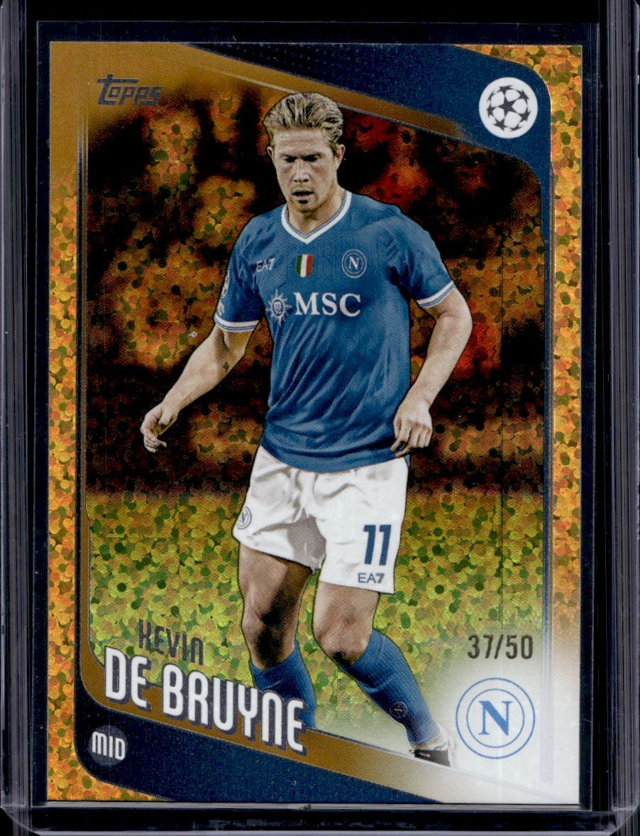 2025-26 Topps UEFA Club Flagship #200 Kevin De Bruyne SP GOLD FOIL