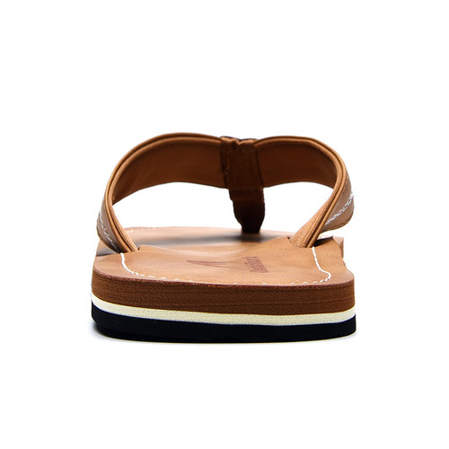 Mens Flip Flops Thong Sandals Lightweight Beach Slippers Arch Support Leather... - Picture 7 of 7