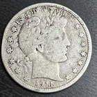 1911-D Barber Silver Half Dollar/ 695,000 Minted