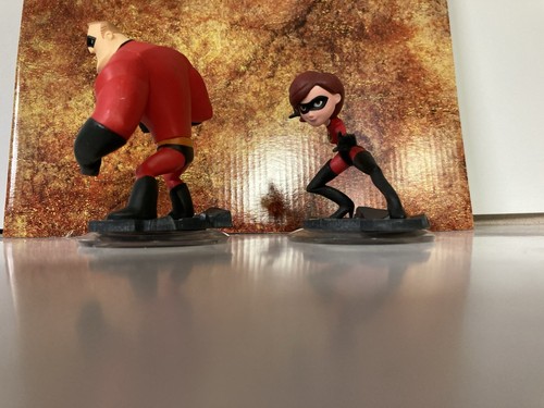 Wii Infinity, Mr. und Mrs. unglaubliche Figuren Top Zustand - Bild 4 von 4