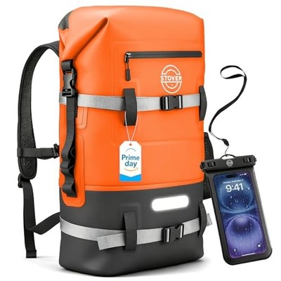 5/10/25/30/40/55L Waterproof Dry Bag- Roll 40L 40l Orange (With Phone Case)