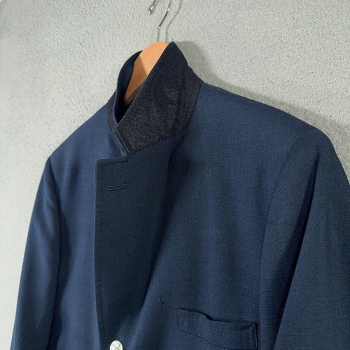 Vintage Brooks Brothers Brookslinen Blazer 41 ML Medium Long Navy Jacket 70s - Picture 13 of 24