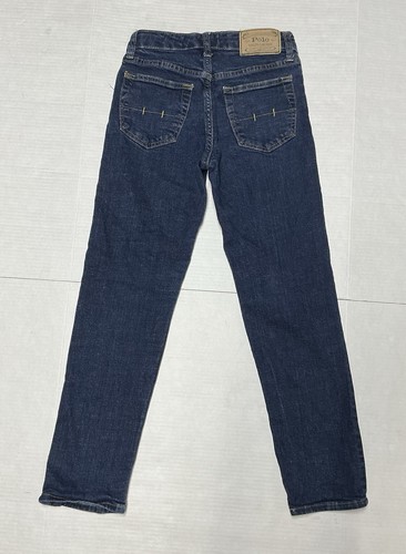 Polo Ralph Lauren Jeans Youth Boys 12 Blue Straight Leg Dark Wash Denim - Picture 5 of 12