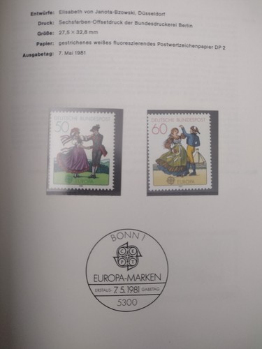 Die Sonderpostwertzeichen der Deutschen Bundespost 1981 - Bild 4 von 5