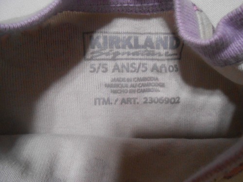 GIRLS LOT 2 PAIR SIZE 5 KIRKLAND SIGNATURE PAJAMAS TIE-DYE & BUTTERFLIES DESIGN - Picture 9 of 12